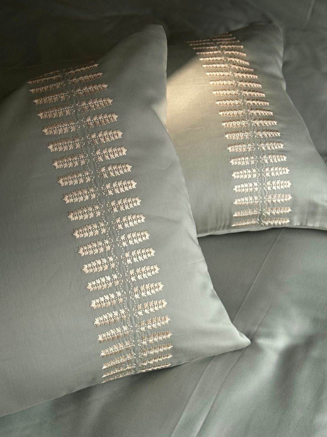 Elise Sage Green Dreams Bedsheet Set - Elysian Home Decor