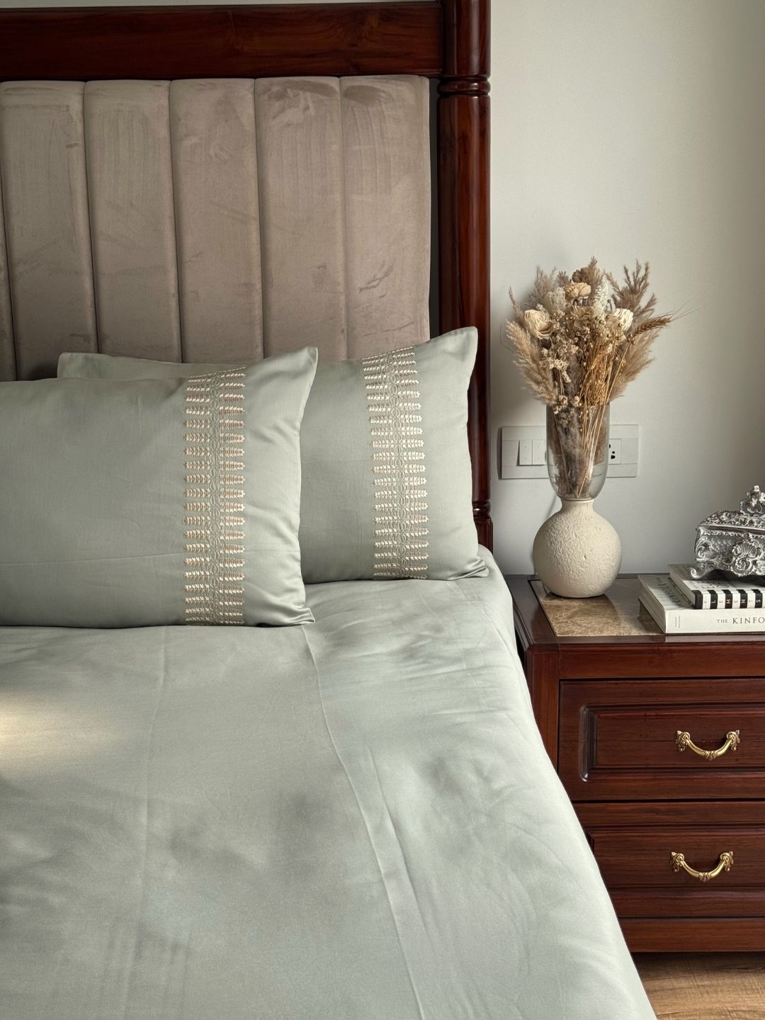Elise Sage Green Dreams Bedsheet Set - Elysian Home Decor
