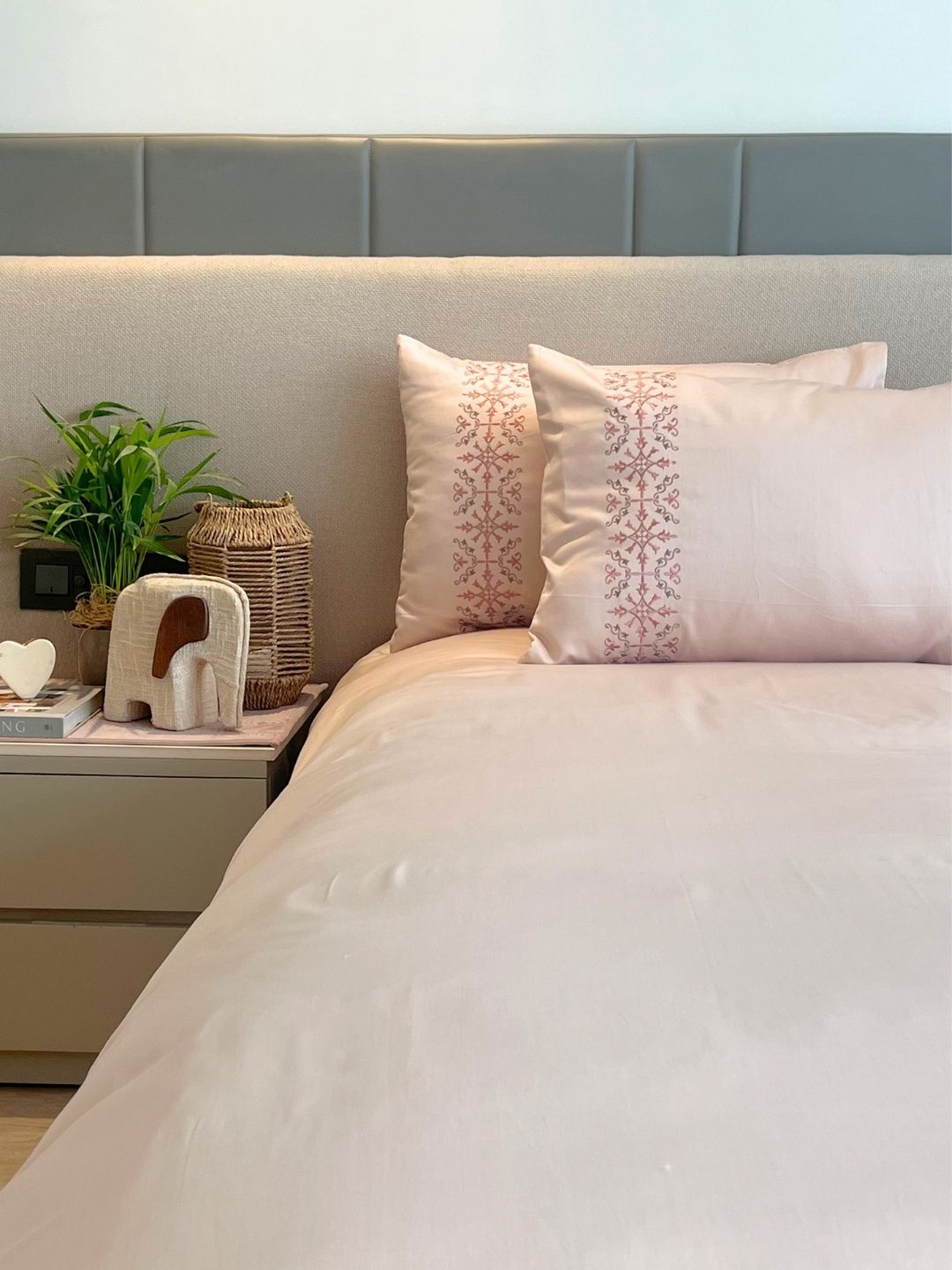 Luna Buff Dreams Bedsheet Set - Elysian Home Decor