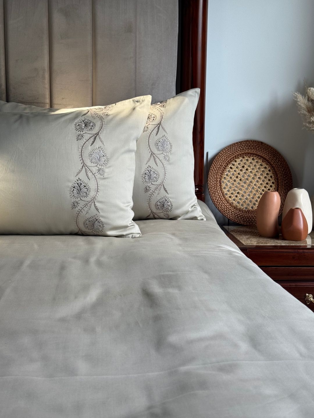 Nora Beige Dreams Bedsheet Set - Elysian Home Decor
