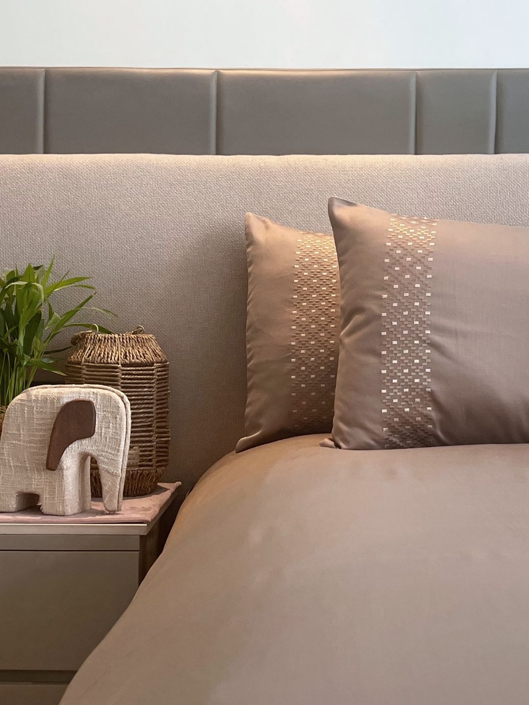 Tessa Mocha Dreams Bedsheet Set - Elysian Home Decor
