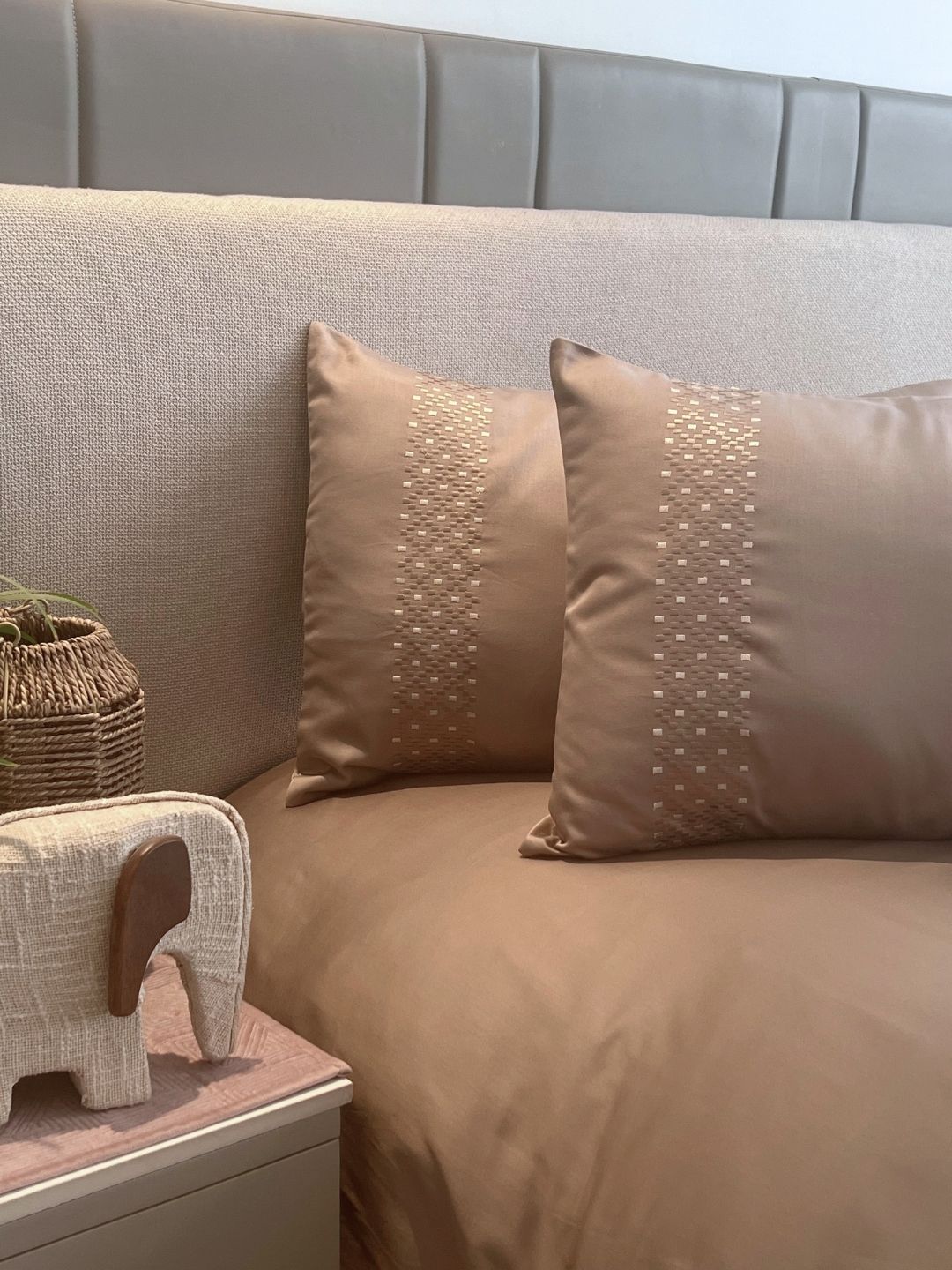 Tessa Mocha Dreams Bedsheet Set - Elysian Home Decor