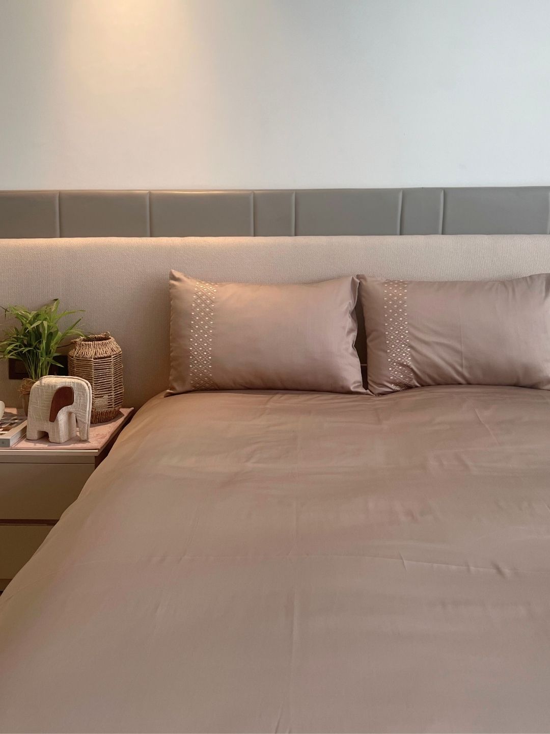 Tessa Mocha Dreams Bedsheet Set - Elysian Home Decor