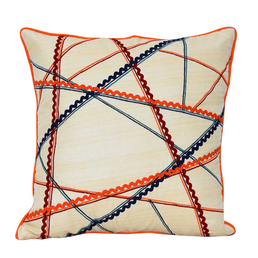 Zenith Silk Dupion Cushion Cover Great Quality Lace Pillow Cushion Cases 16x16 - Elysian Home Decor
