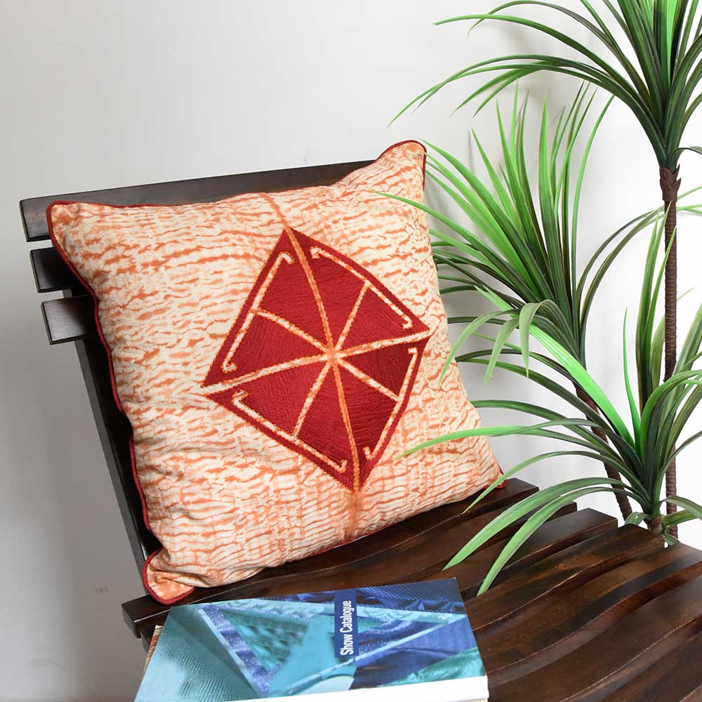 Premium Quality Silk Dupion Cushion Cover Use for Office Patio Drawing Room 16x16 - Elysian Home Decor