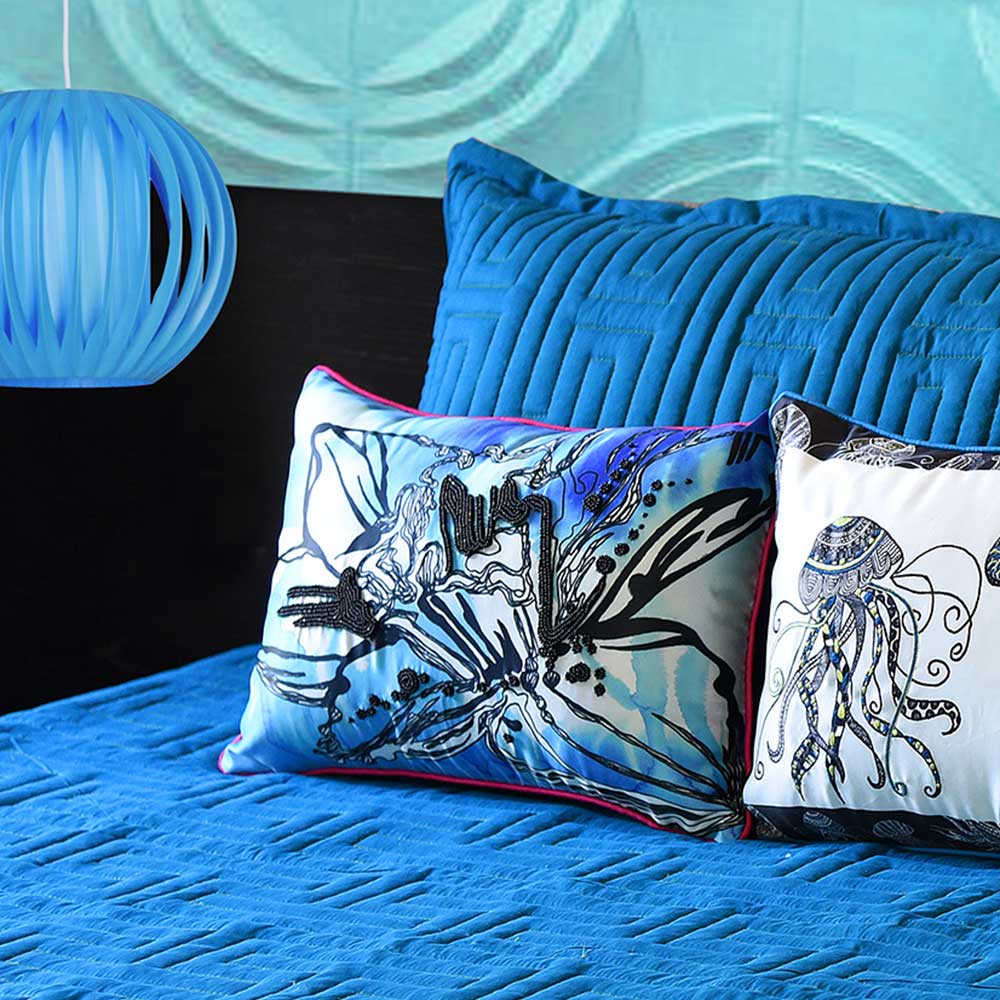 Digital Printed Cushion Cover for Sofa Car Living Room Bed Room 12" X 18" - Elysian Home Decor