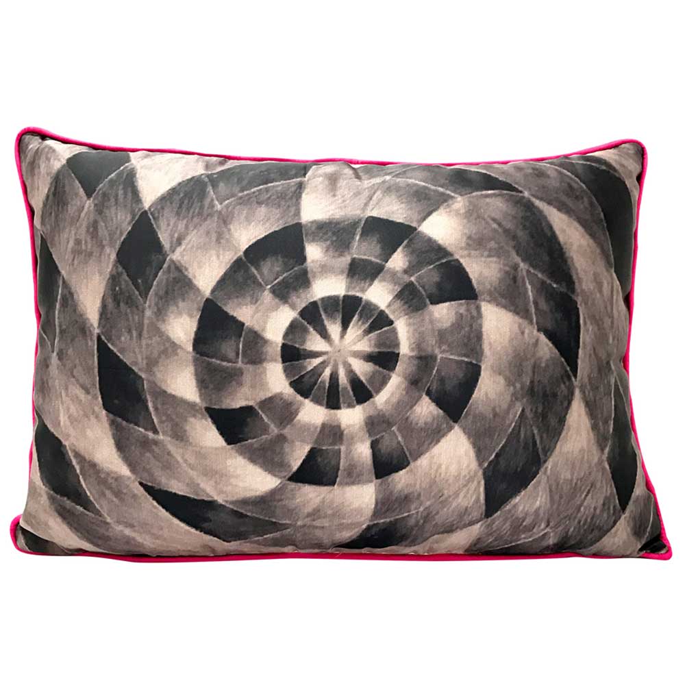 Abstract Pattern Cushion Case Multi Color Digital Print Pillow Cushion Cover 12" X 18" - Elysian Home Decor