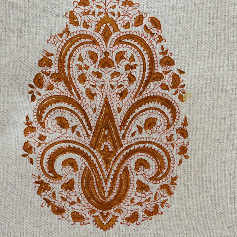 Hand Block Printed Cushion Cover 16x16(Inch) - Elysian Home Decor