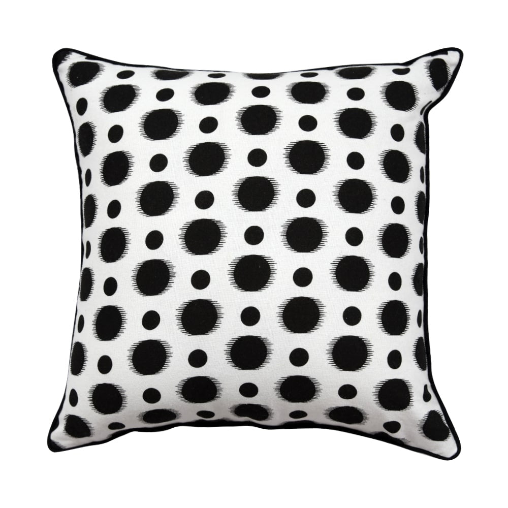 Black & White Screen Printed Cushion Cover 16x16