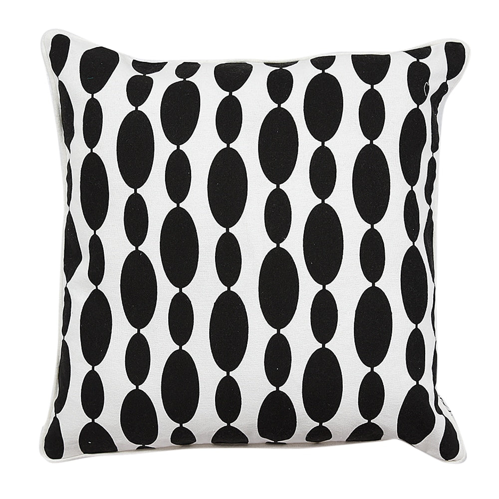 Black & White Geometric Cushion Cover 16x16