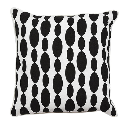 Black & White Geometric Cushion Cover 16x16