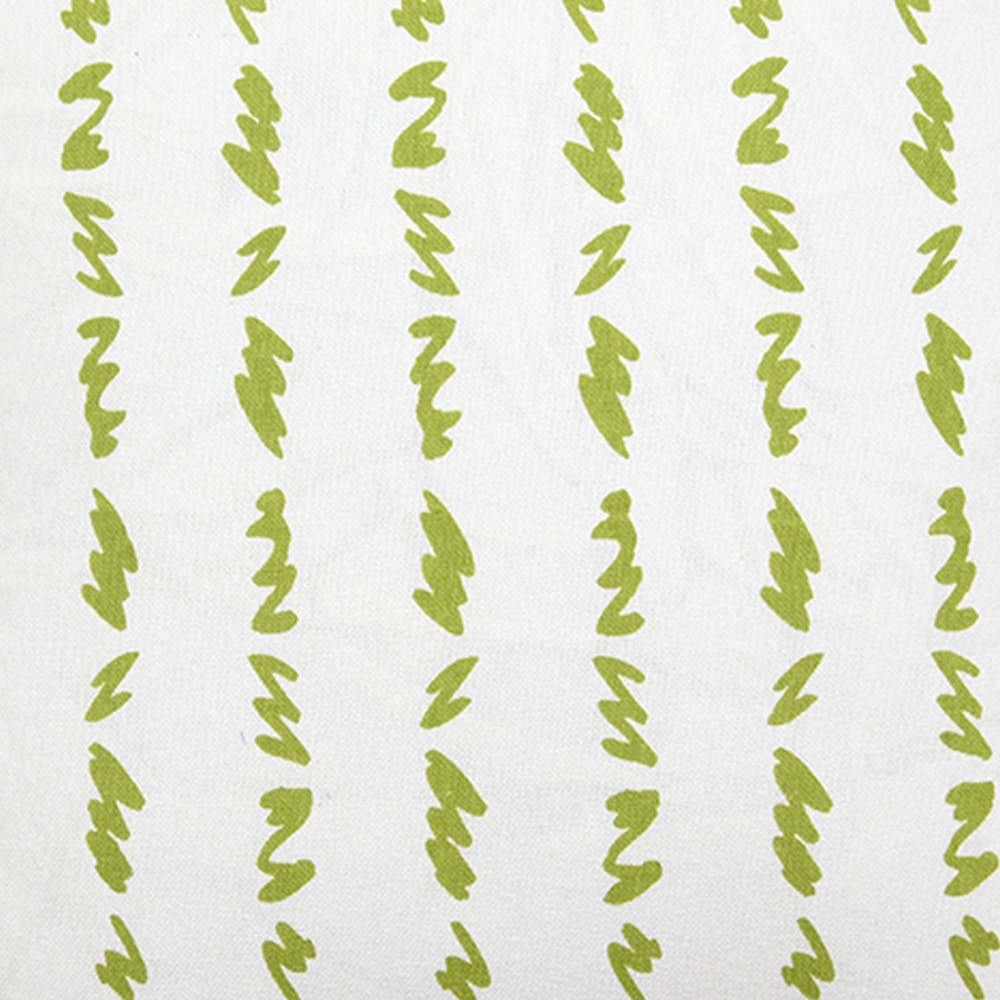 Twirled Line Green Cushion Cover 16"X16" Casement Cotton Cushion Pillow Cases Use for Patio, Garden, Outdoor, Drawing Room
