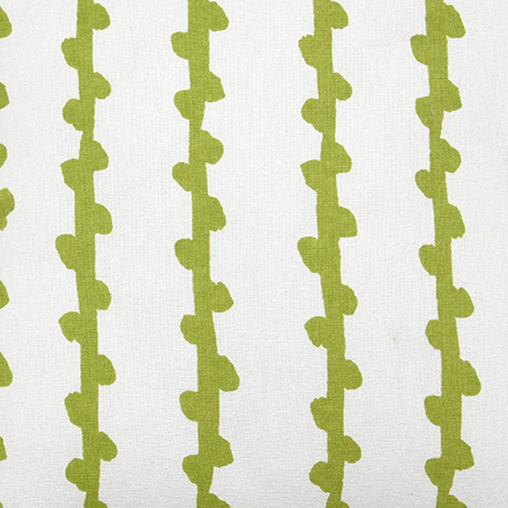 Channel Dotted Cushion Cover 16"X16" Lime Green Cotton Cushion Case Use For Garden, Outdoor, Living Room, Office, Decorative