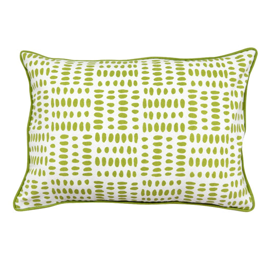 Home Decor Bespeckle Dotted Cushion Cover Patio, Garden, Dot Cotton Casement Printed Cushion Cover 12x18 - Elysian Home Decor