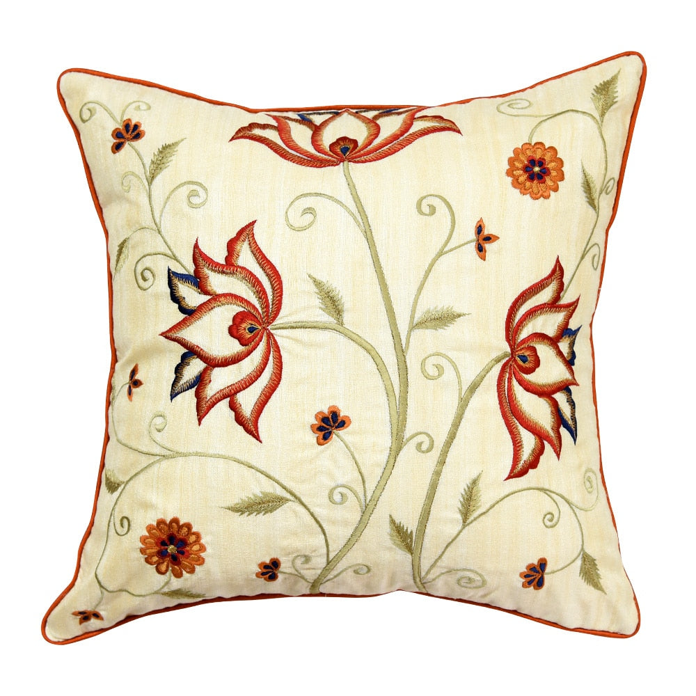 Dupion Silk Designer Cushion Cover Chair Couch Office Patio Sofa Bedroom Pillow Cushion Case 16x16 - Elysian Home Decor
