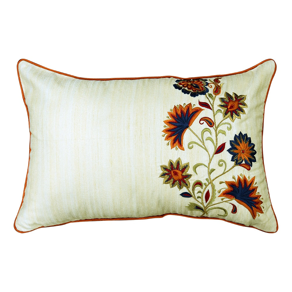 Silk Dupion Cushion Cover Home Décor Patio Sofa Chair Cushion Cover 12x18 - Elysian Home Decor