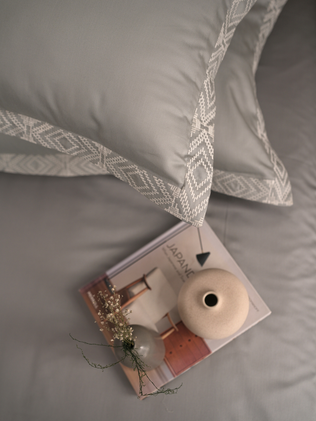 600TC Cotton Fablis Platinum Beyond Bedsheet Set - Elysian Home Decor