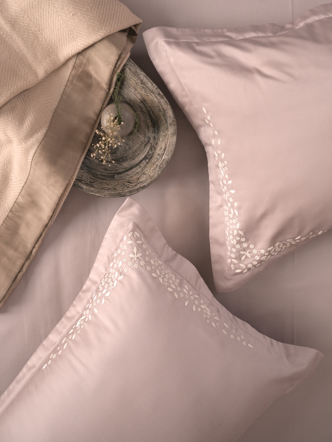 600TC Cotton Mavin Lavender Beyond Bedsheet Set - Elysian Home Decor