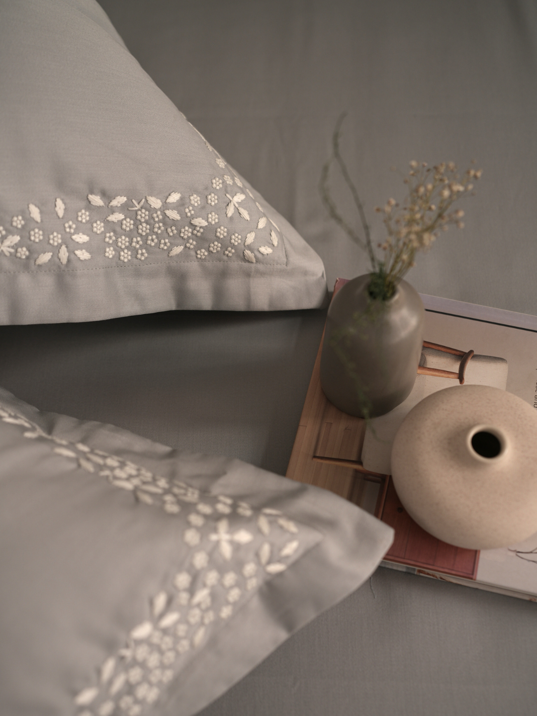 600TC Cotton Mavin Platinum Beyond Bedsheet Set - Elysian Home Decor