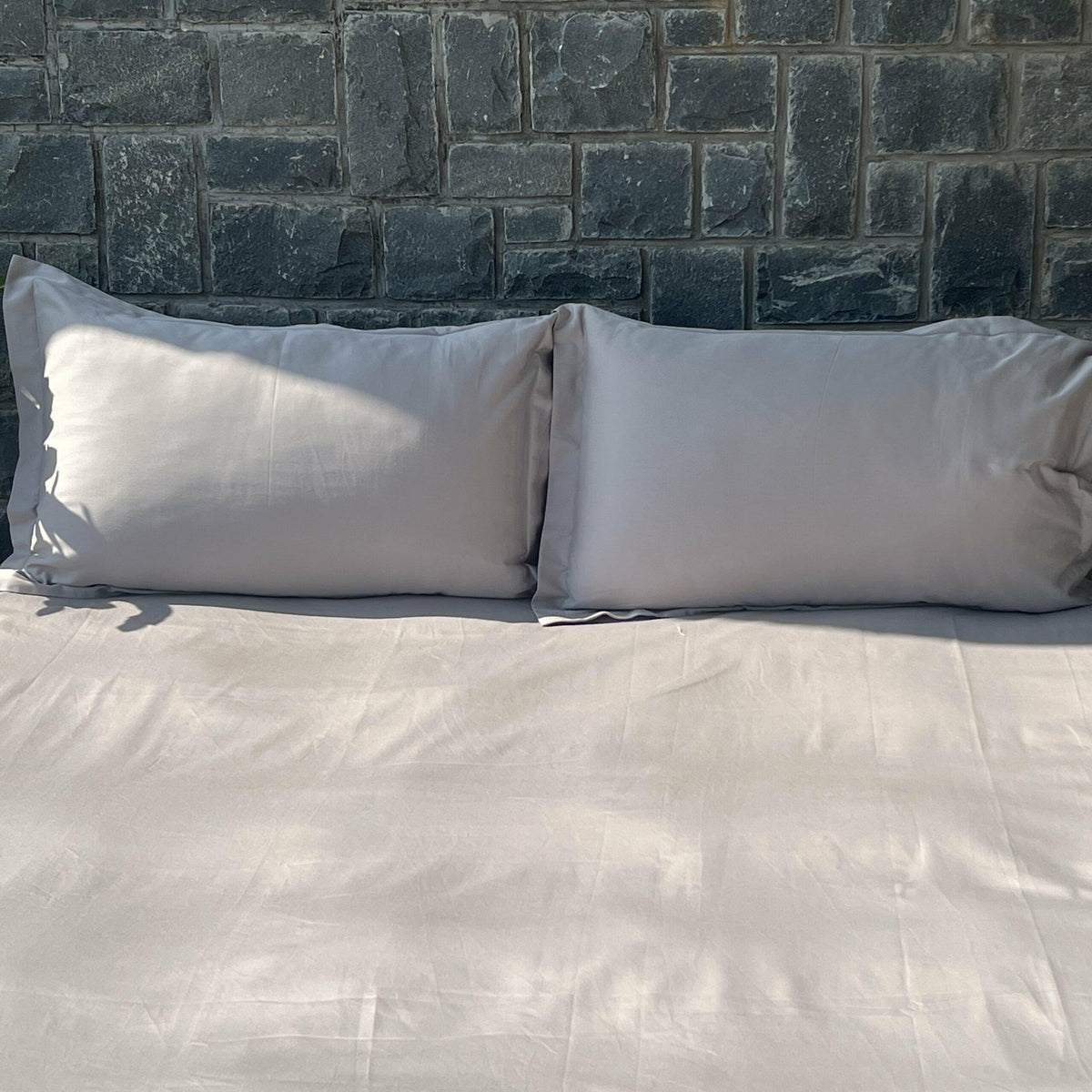 Luxe Silver Bedsheet - Elysian Home Decor