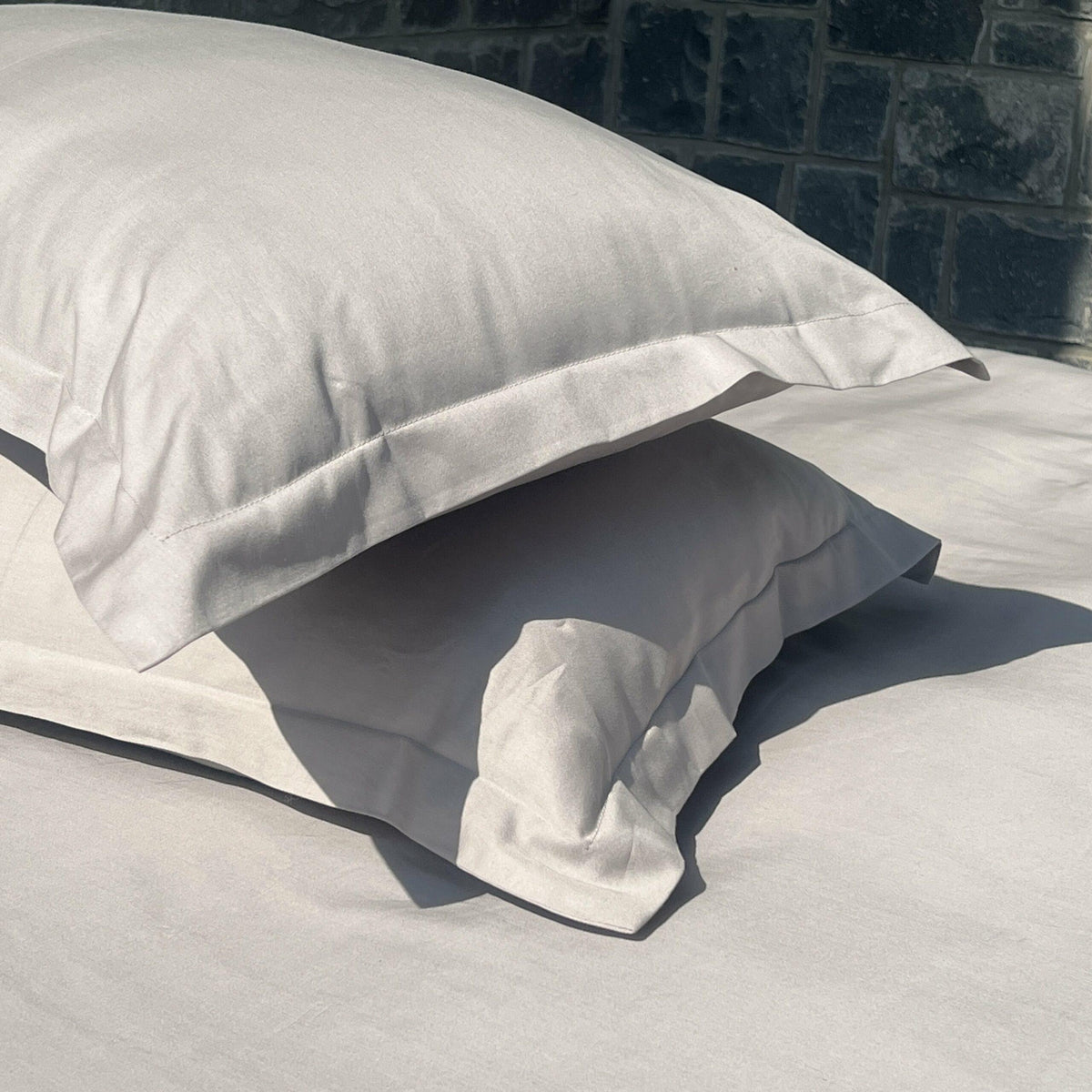Luxe Silver Bedsheet - Elysian Home Decor