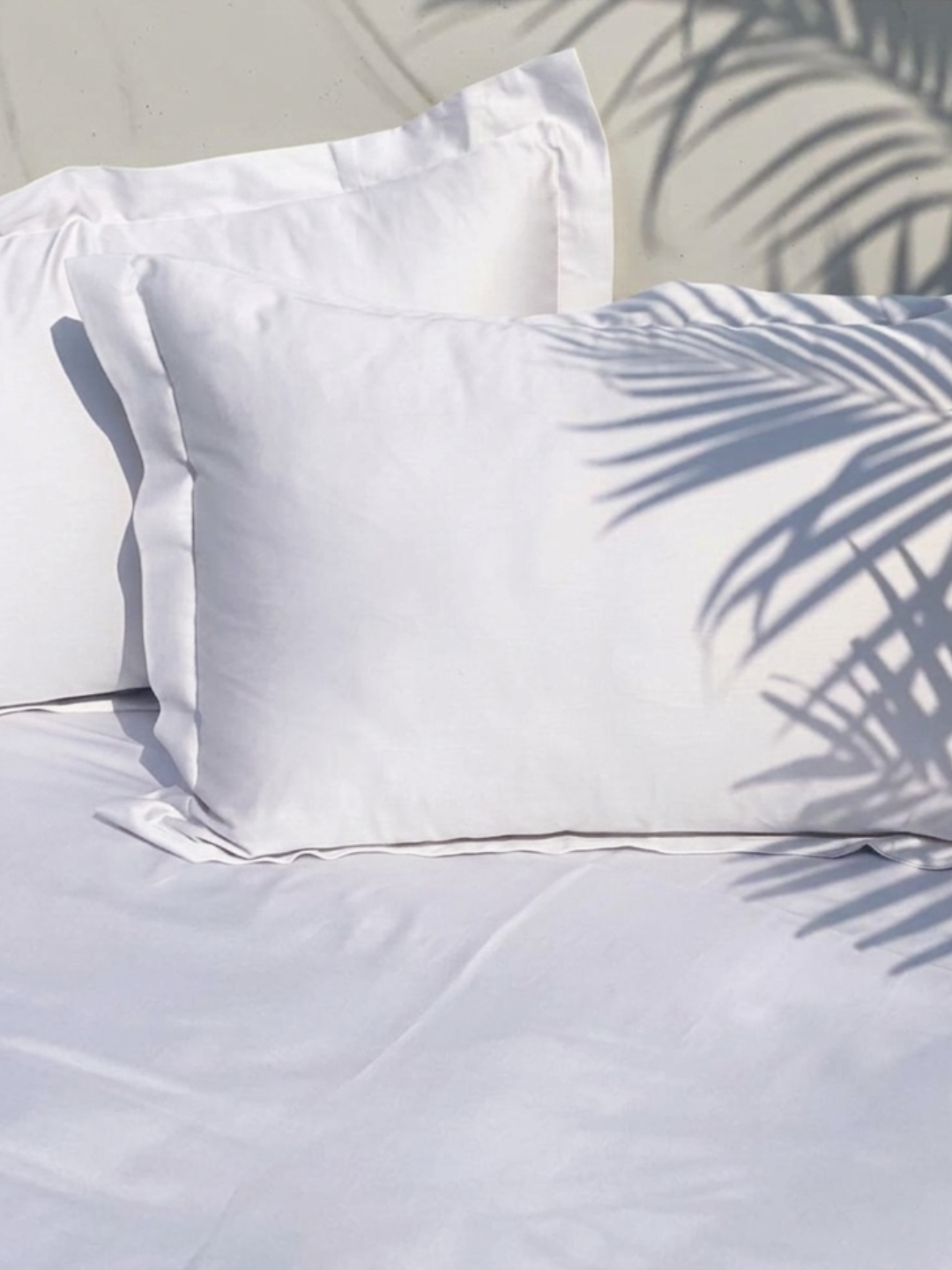 Luxe White Bedsheet - Elysian Home Decor