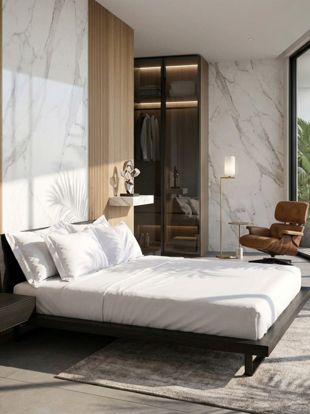 Luxe White Bedsheet - Elysian Home Decor