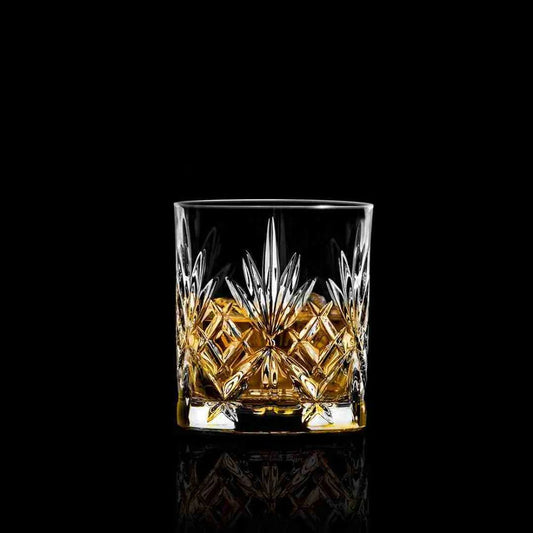 Crystal cut Melodia DOF tumbler with liquid fill.