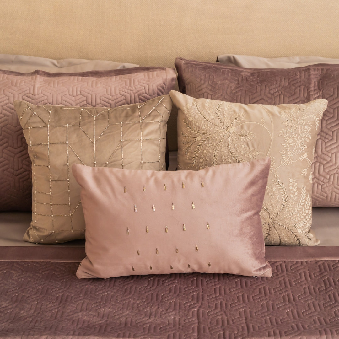 Decorative Scatter Silver Velvet Cushion Cover 16x16